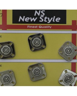 Кнопки для одягу "New  Style" 20 mm (темний метал), 1 кнопка - 35 грн. Арт 290