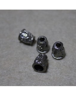 Кінцевик до шнурка (темний метал з візерунком), 1 штука - 2 грн. Арт 394