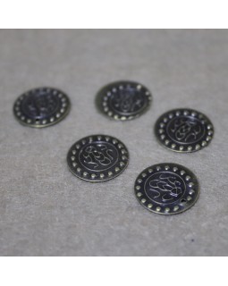 Фурнітура для браслетів (бронза), діаметр - 15 mm, 1 штука - 1 грн. Арт 395
