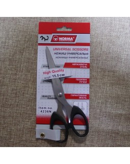 Ножиці "Norma" універсальні (15,5 см). Арт 69